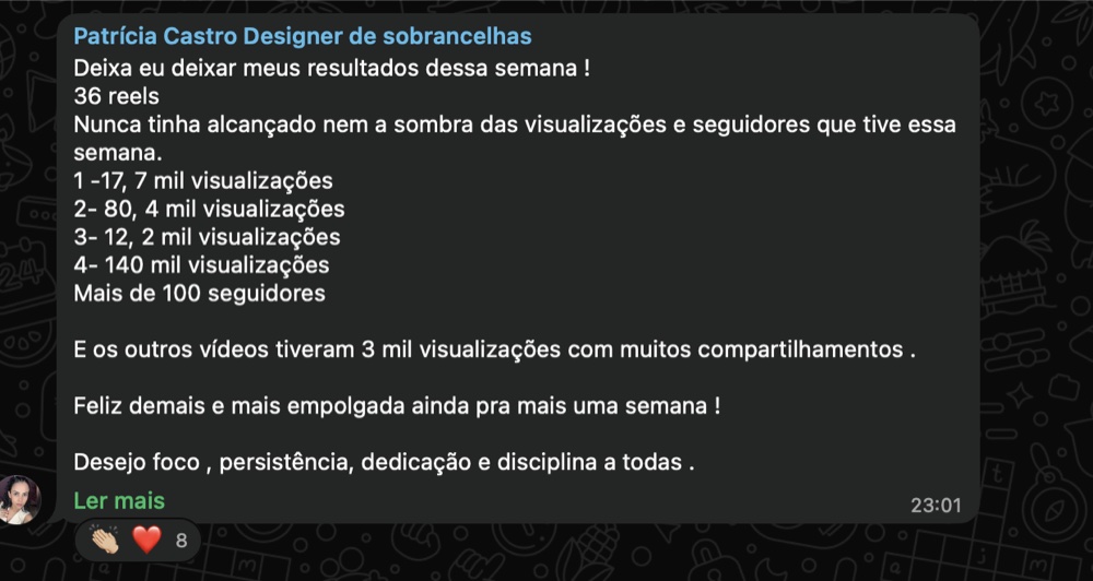 Depoimento Patrícia Castro